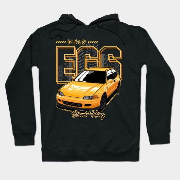 Honda Civic EG6 Hoodie by idrdesign